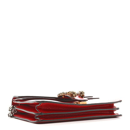 Gucci Dollar Calfskin Swarovski Crystal Small Dionysus Shoulder Bag Hibiscus Red 4 of 13