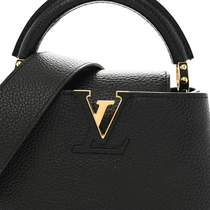 Louis Vuitton Taurillon Capucines Mini Black 8 of 11