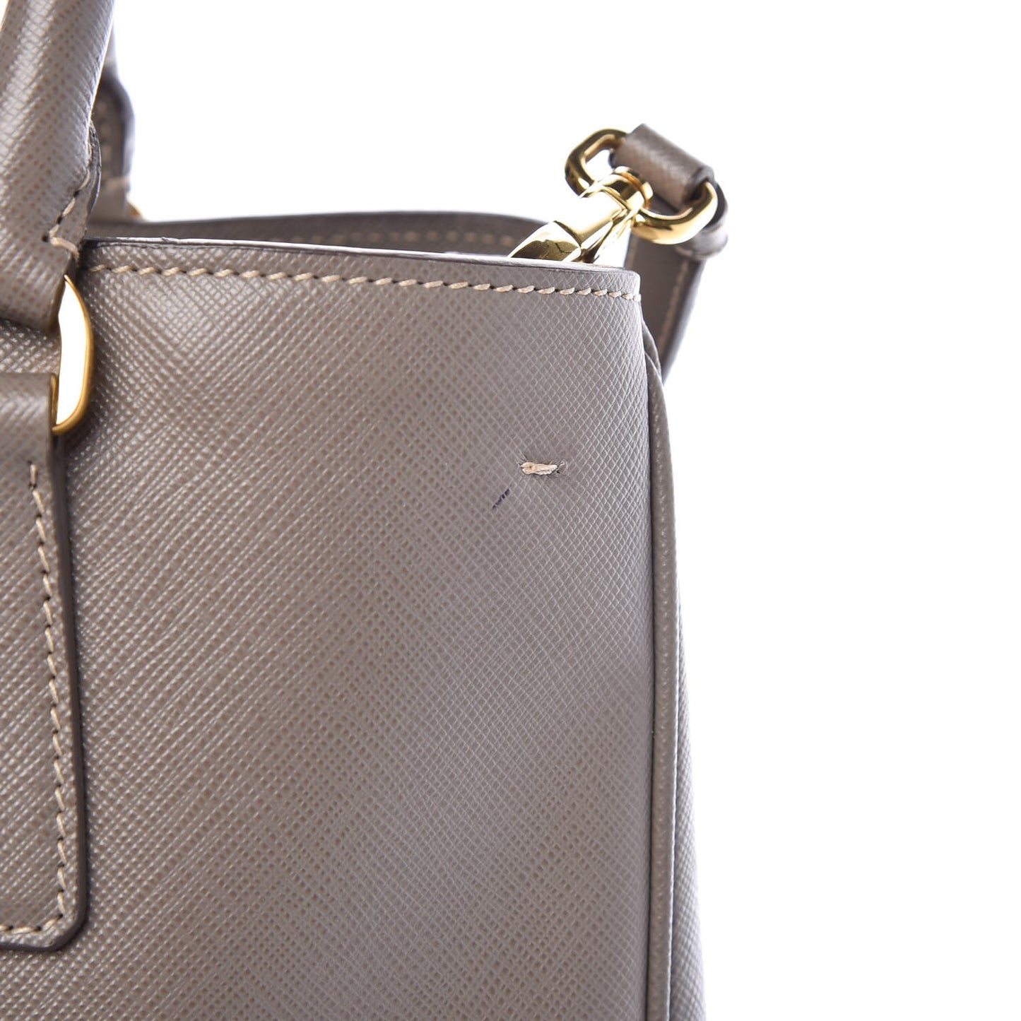 Saffiano Lux Medium Tote Argilla