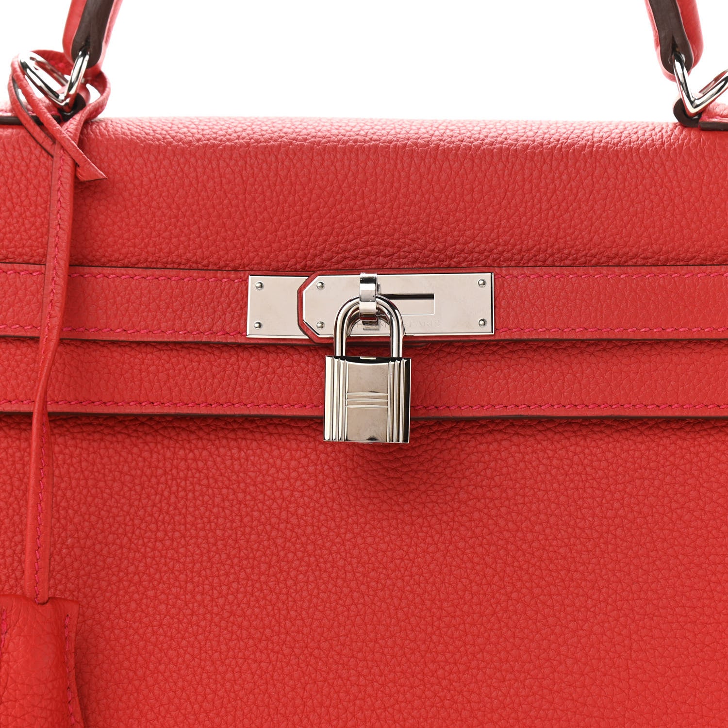 Hermes Togo Kelly Retourne 35 Rouge Casaque 8 of 10