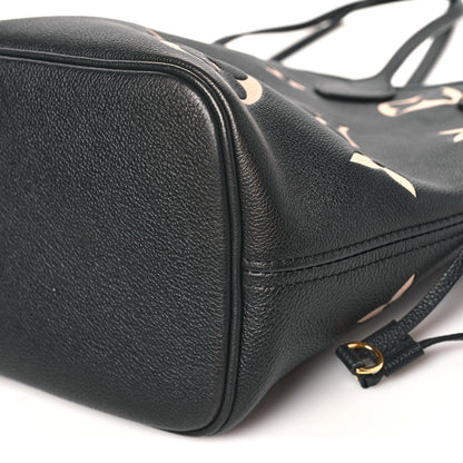 Louis Vuitton Empreinte Monogram Giant Neverfull MM Black Beige 9 of 9