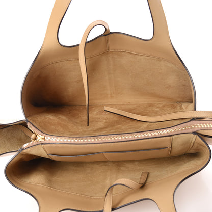 Celine Supple Natural Calfskin Medium Tri-Fold Bag Sand 6 of 11
