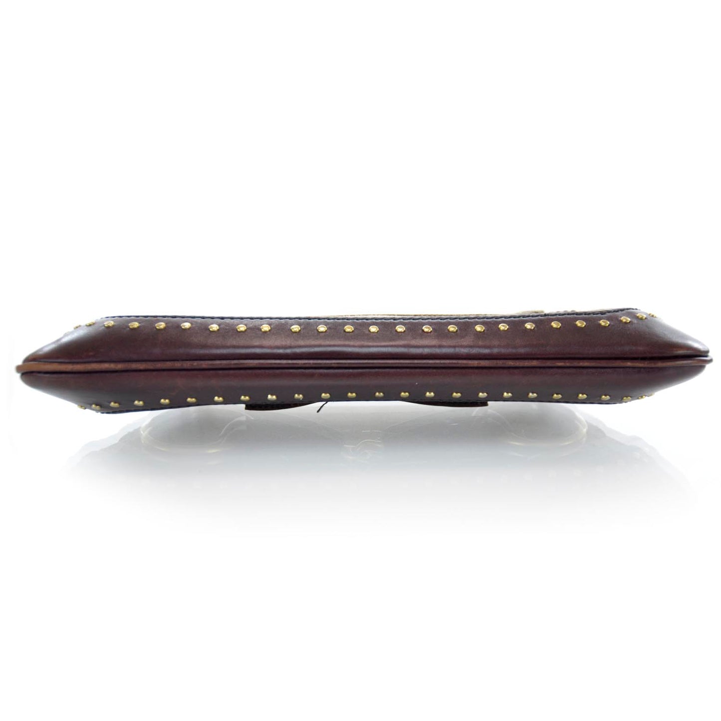 Monogram Studded Horsebit Clutch