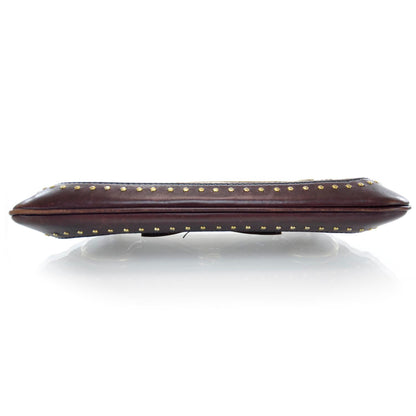 Gucci Monogram Studded Horsebit Clutch 5 of 11