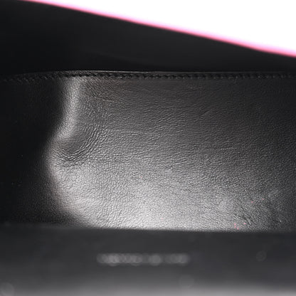 Balenciaga Metallic Shiny Calfskin Crocodile Embossed Hourglass Top Handle Bag XS Pink 5 of 14