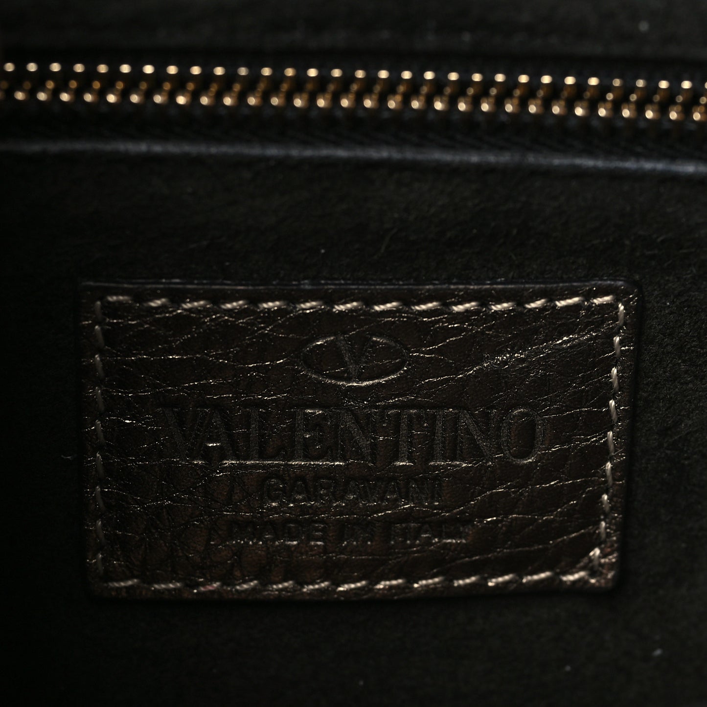 Metallic Pebbled Calfskin Small Rockstud Single Handle Flap Bag Sasso