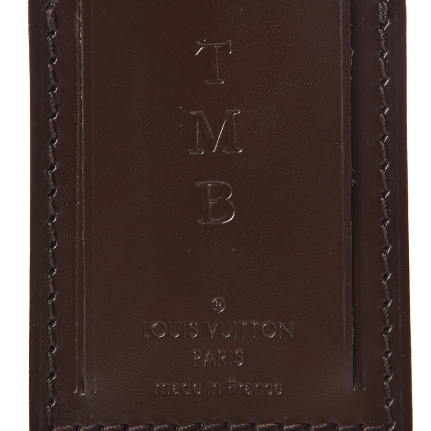 Louis Vuitton Calfskin Luggage Tag Ebene 3 of 3