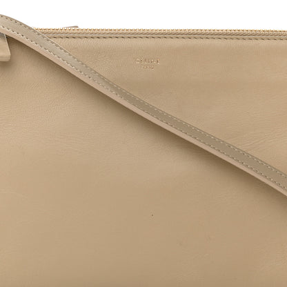 Celine Lambskin Small Trio Crossbody Bag Beige 10 of 16