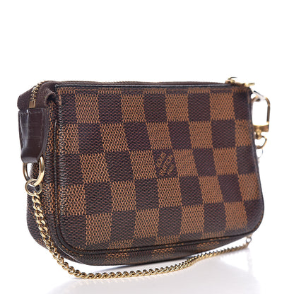 Louis Vuitton Damier Ebene Mini Pochette Accessories 3 of 12