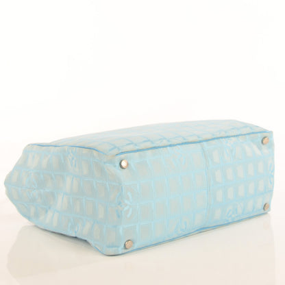 Chanel Nylon Medium Travel Tote Blue 4 of 8