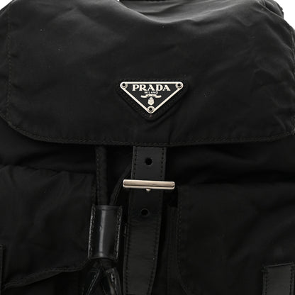 Prada Nylon Vela Medium Backpack Black 8 of 14