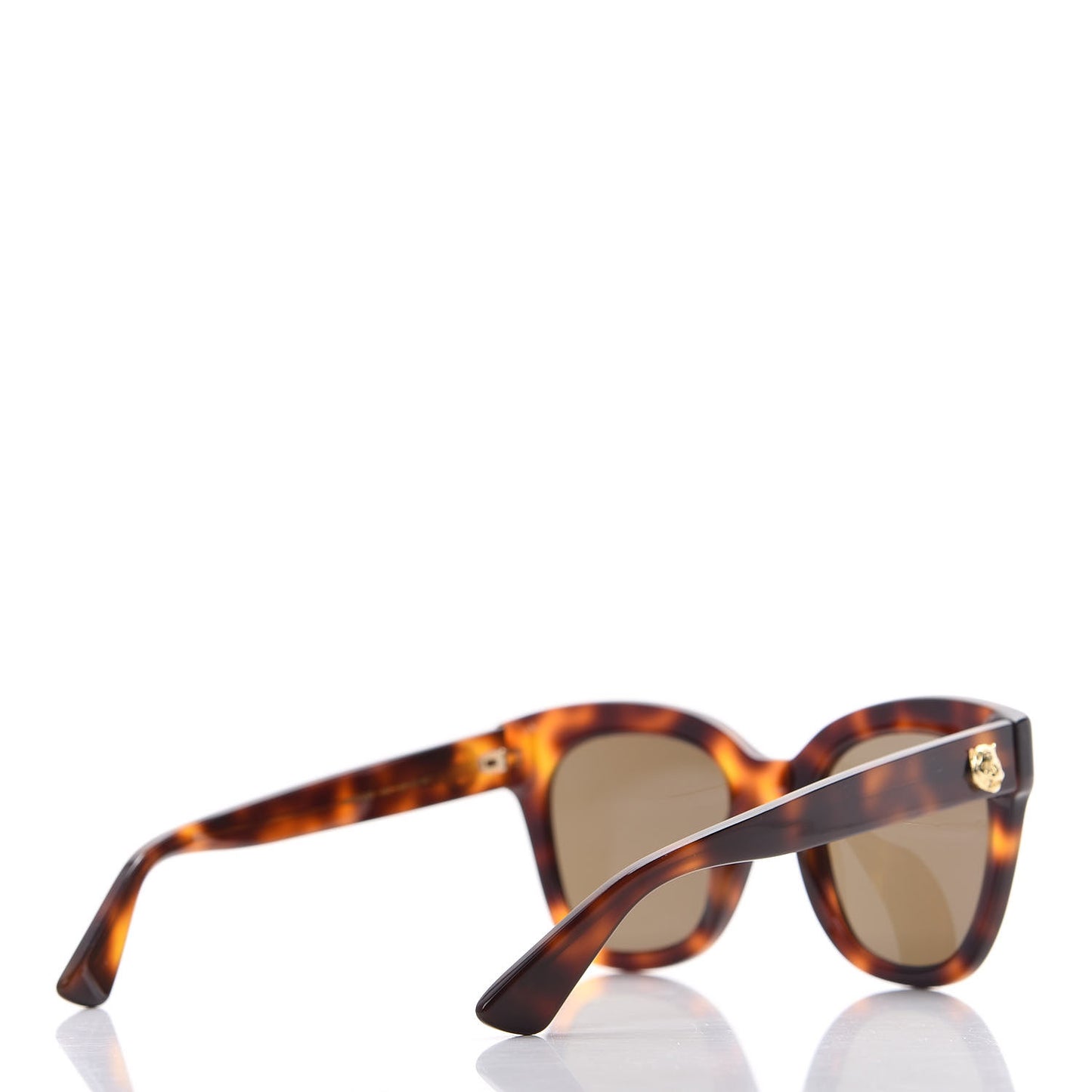 Acetate Square Frame Sunglasses GG0029S Tortoise
