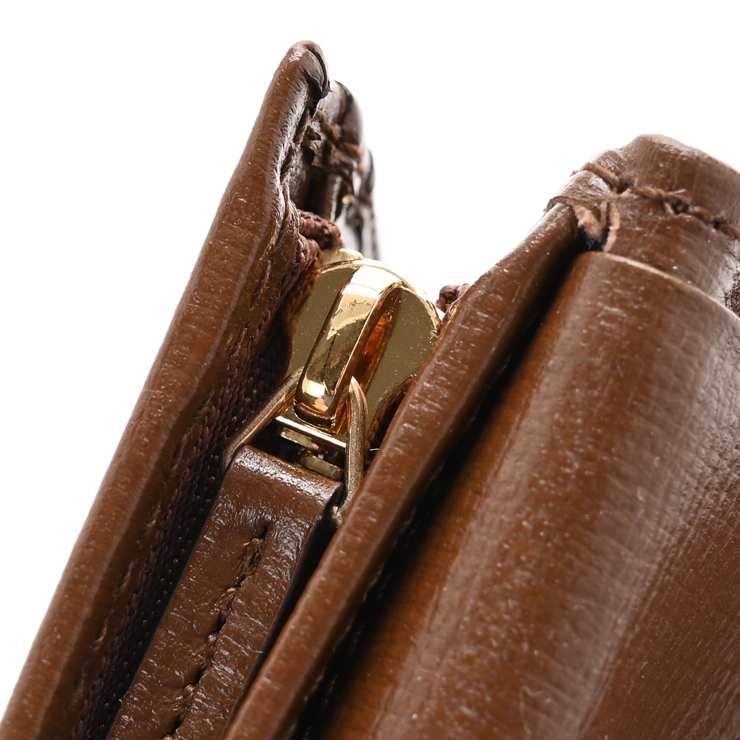 Gucci GG Supreme Monogram Horsebit 1955 Card Case Wallet Beige Ebony Brown Sugar 8 of 9