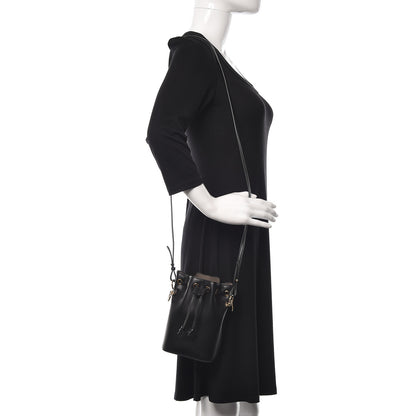 Fendi Vitello Liberty Lucido F is Fendi Mini Mon Tresor Bucket Bag Black 2 of 10