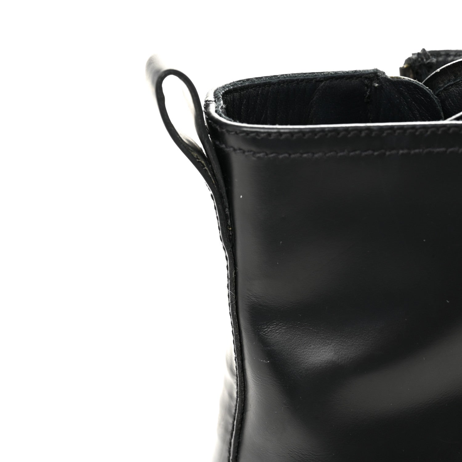 Prada Spazzolato Chocolate 50mm Combat Boots 36.5 Black 12 of 12