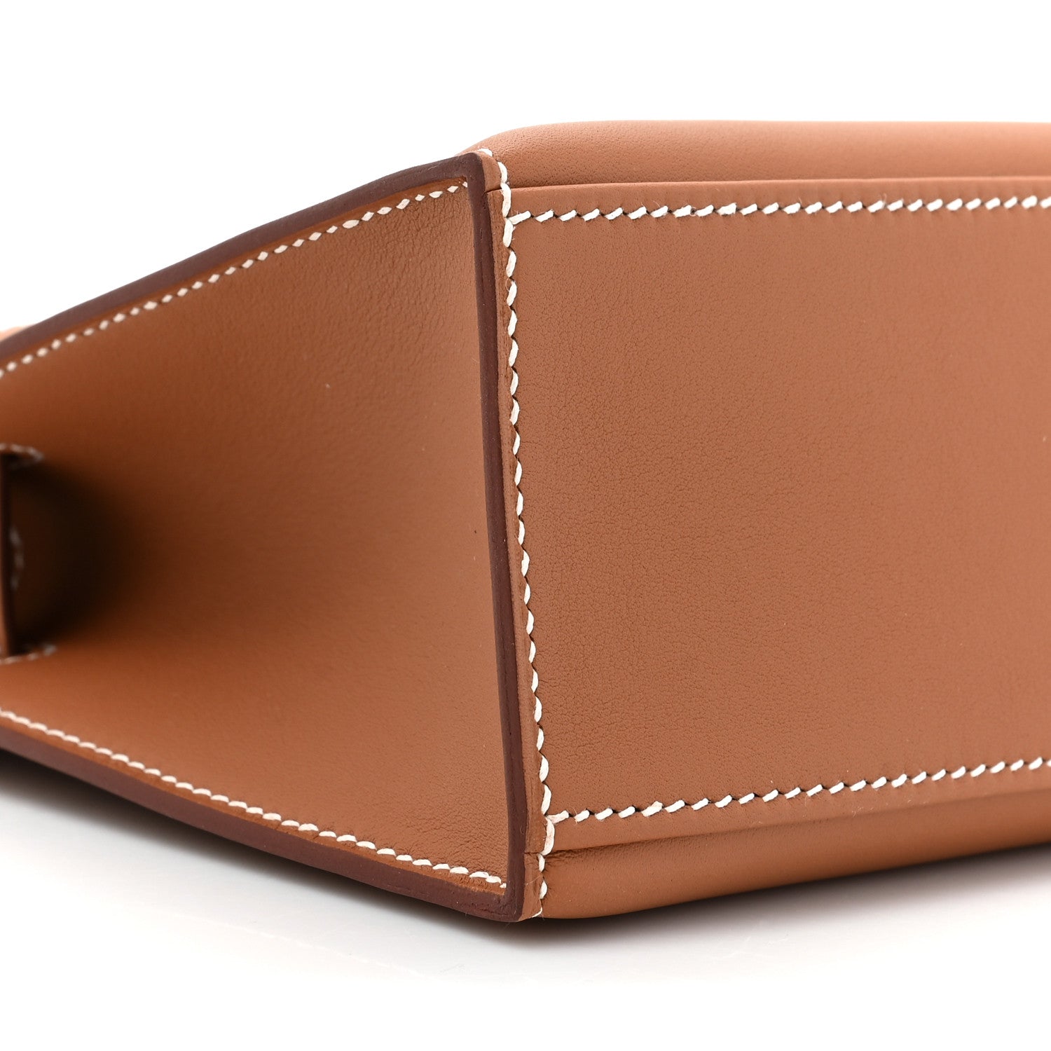 Hermes Swift Kelly Pochette Clutch Gold 9 of 10