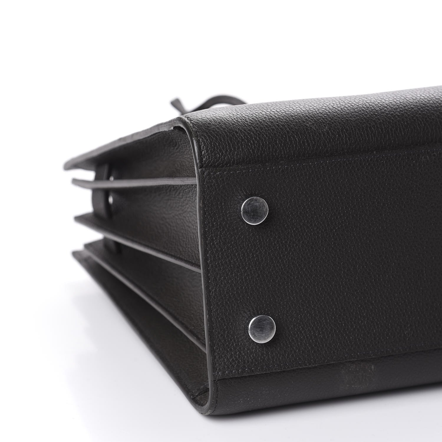 Saint Laurent Grained Calfskin Baby Sac De Jour Black 7 of 20