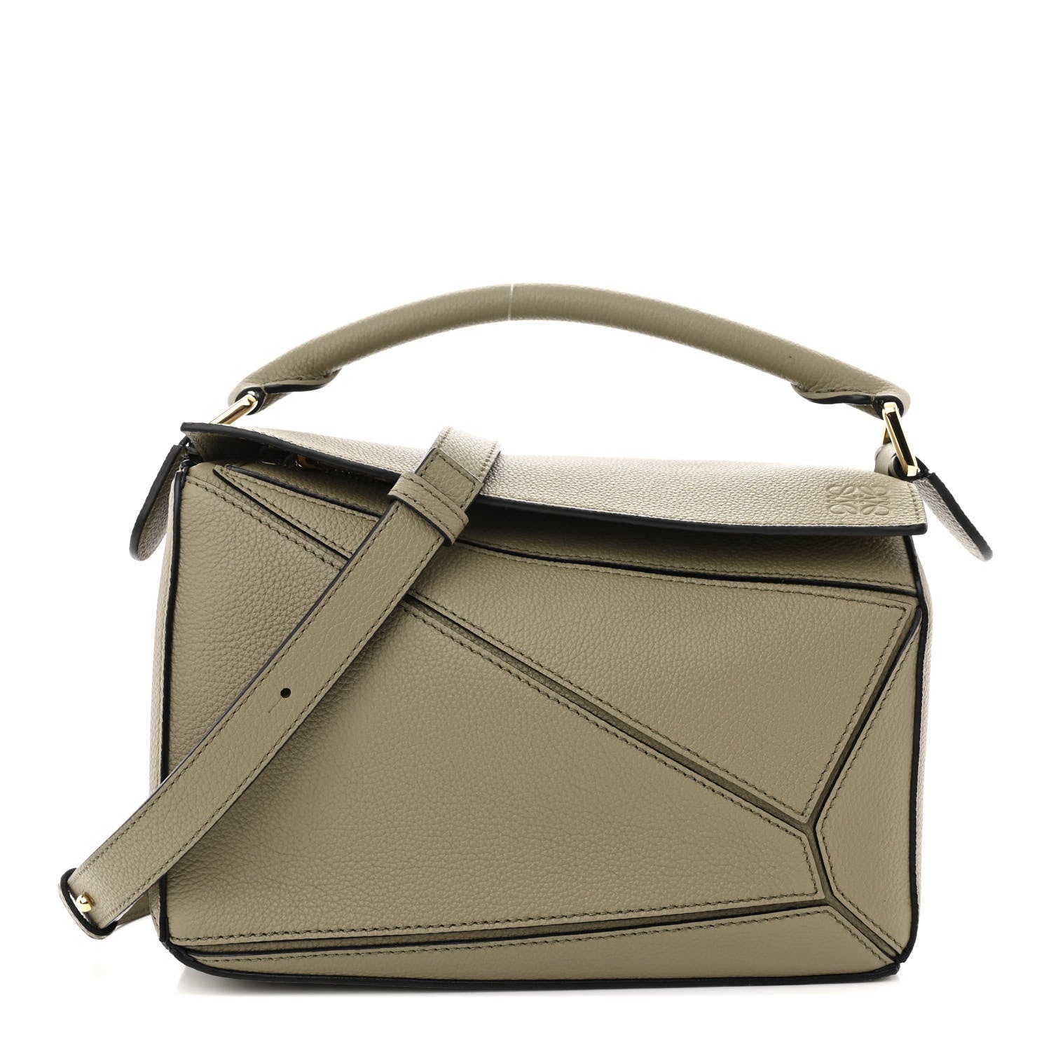 Loewe Calfskin Small Puzzle Bag Artichoke Green 1 of 9