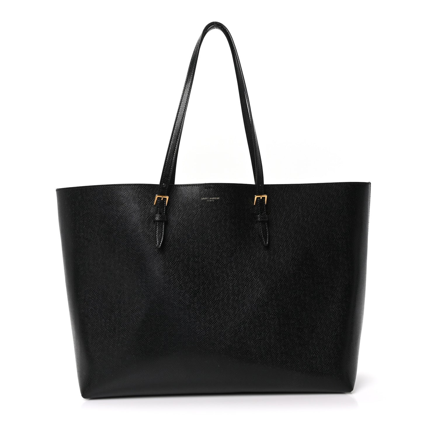 Calfskin Large Shopping Tote Black