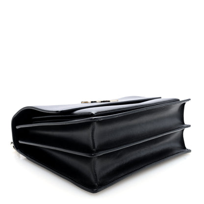 Saint Laurent Calfskin Large Monogram Sunset Black 4 of 9