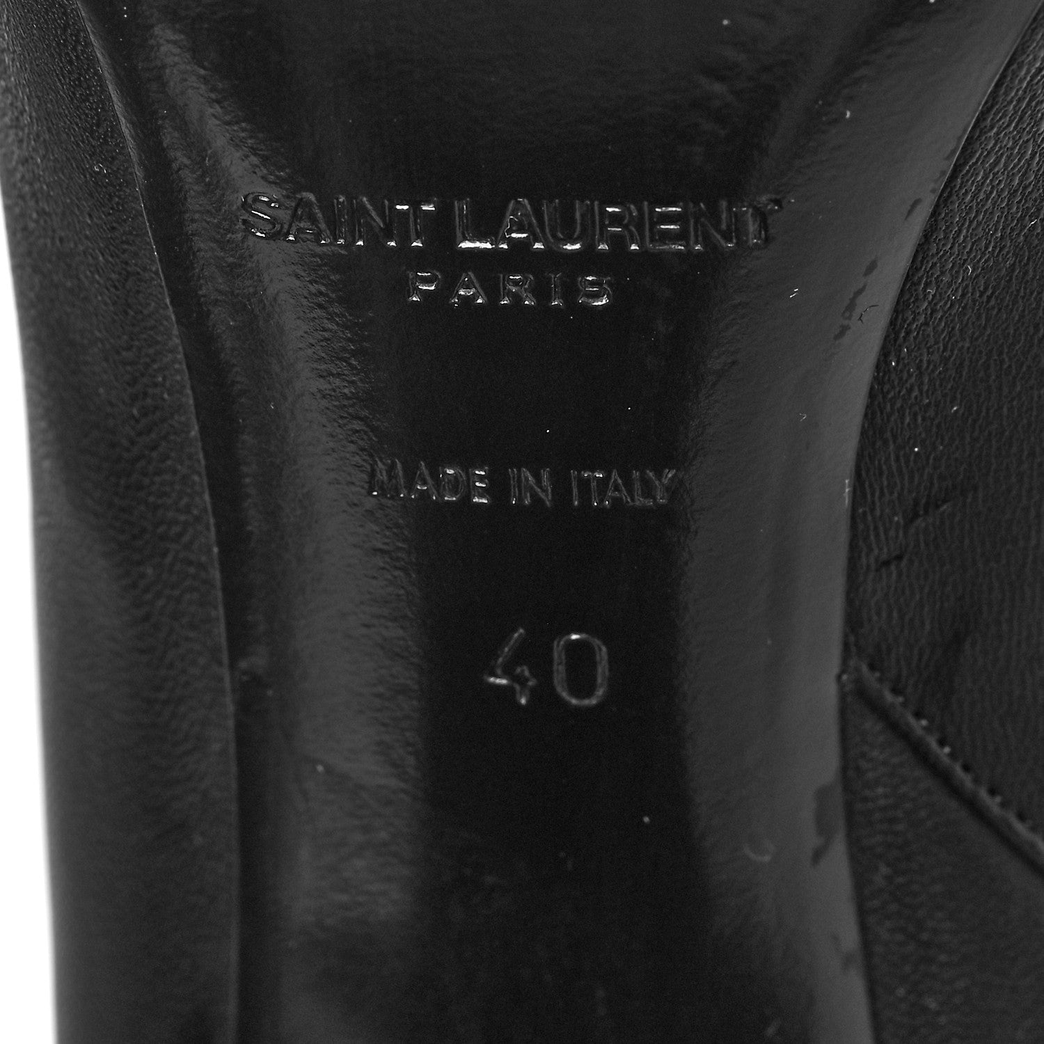 Saint Laurent Nappa Vendome Loulou Ankle Zip Boot 40 Black 7 of 7