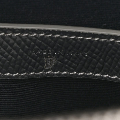 Celine Laminated Grained Calfskin Medium Briefcase Silver 8 of 13