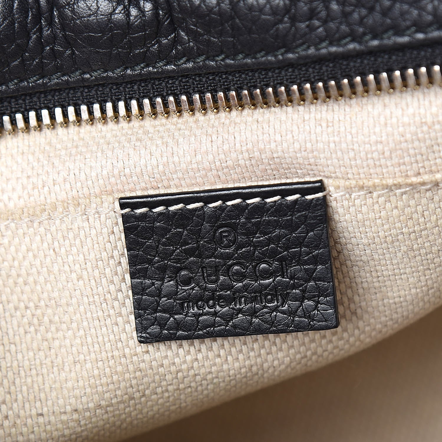 Gucci Pebbled Calfskin Small Soho Disco Bag Black 6 of 10