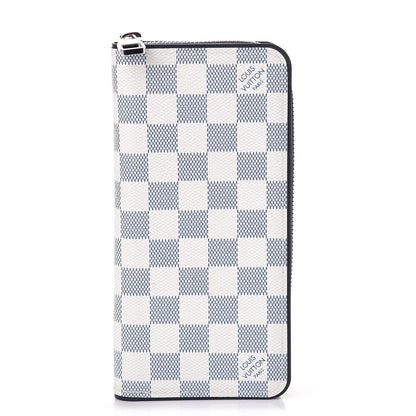 Louis Vuitton Damier Coastline Zippy Vertical Wallet 1 of 6