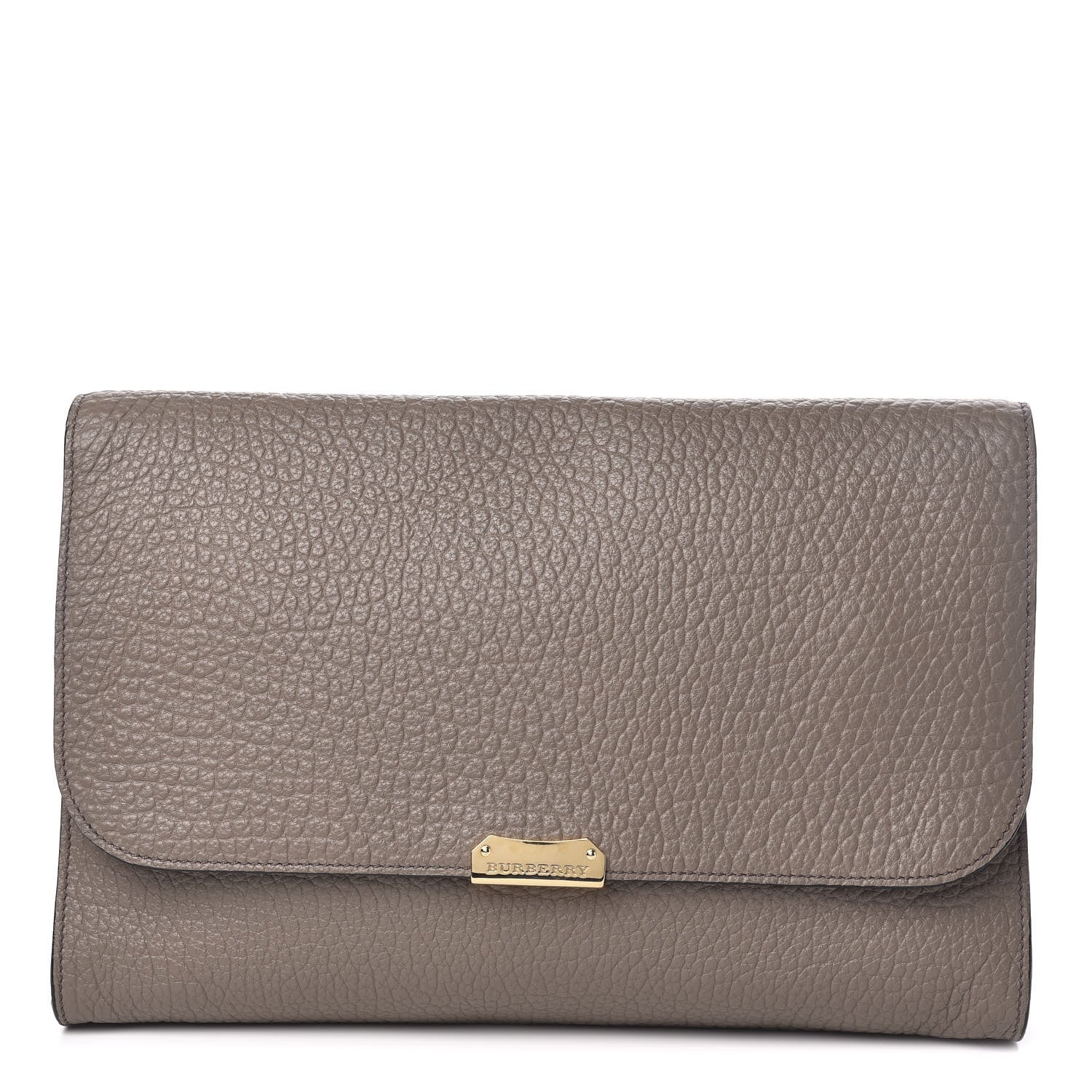 Burberry Heritage Grain Sonnet Clutch Pale Taupe 1 of 10