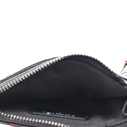 Chanel Calfskin Quilted Zip Card Holder So Black 5 of 8
