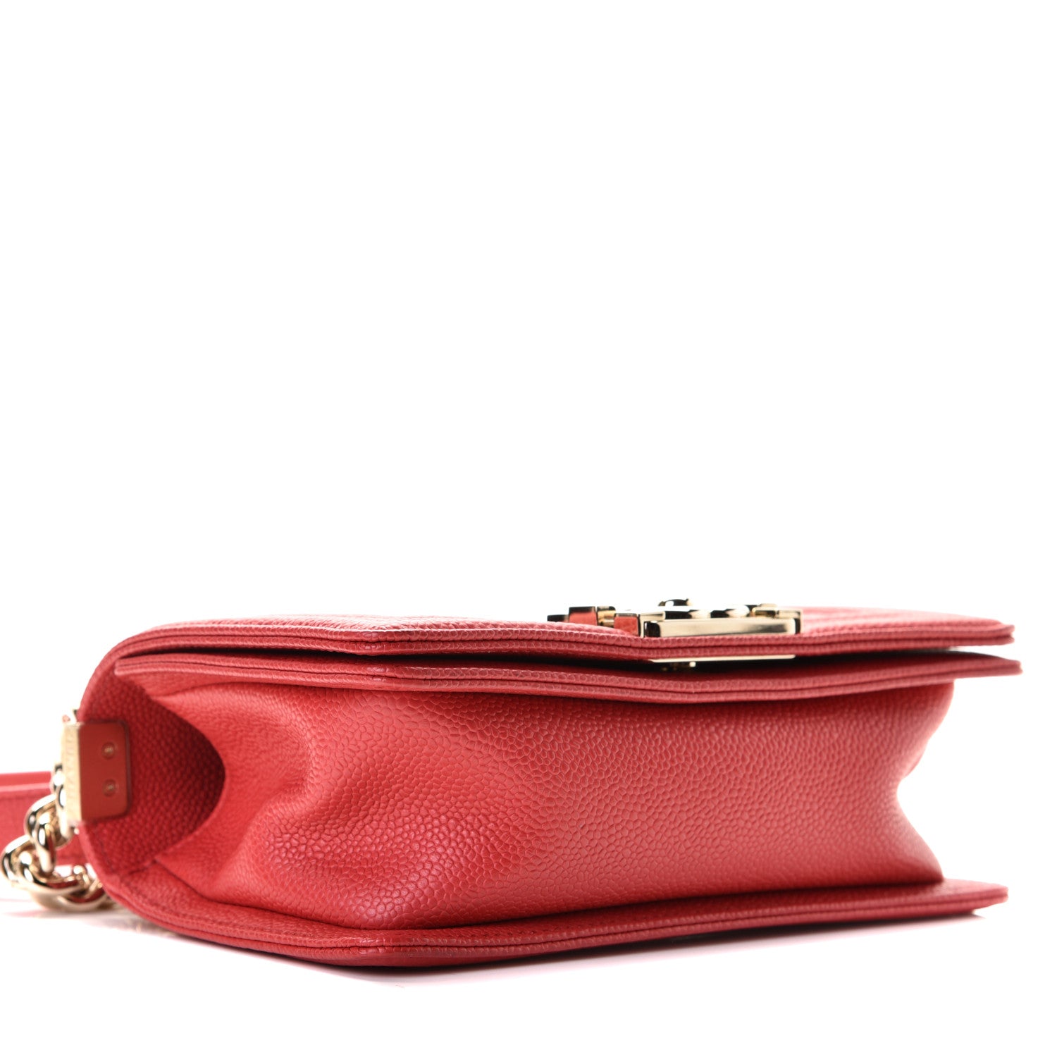 Chanel Caviar Quilted Small Boy Flap Red 4 of 9