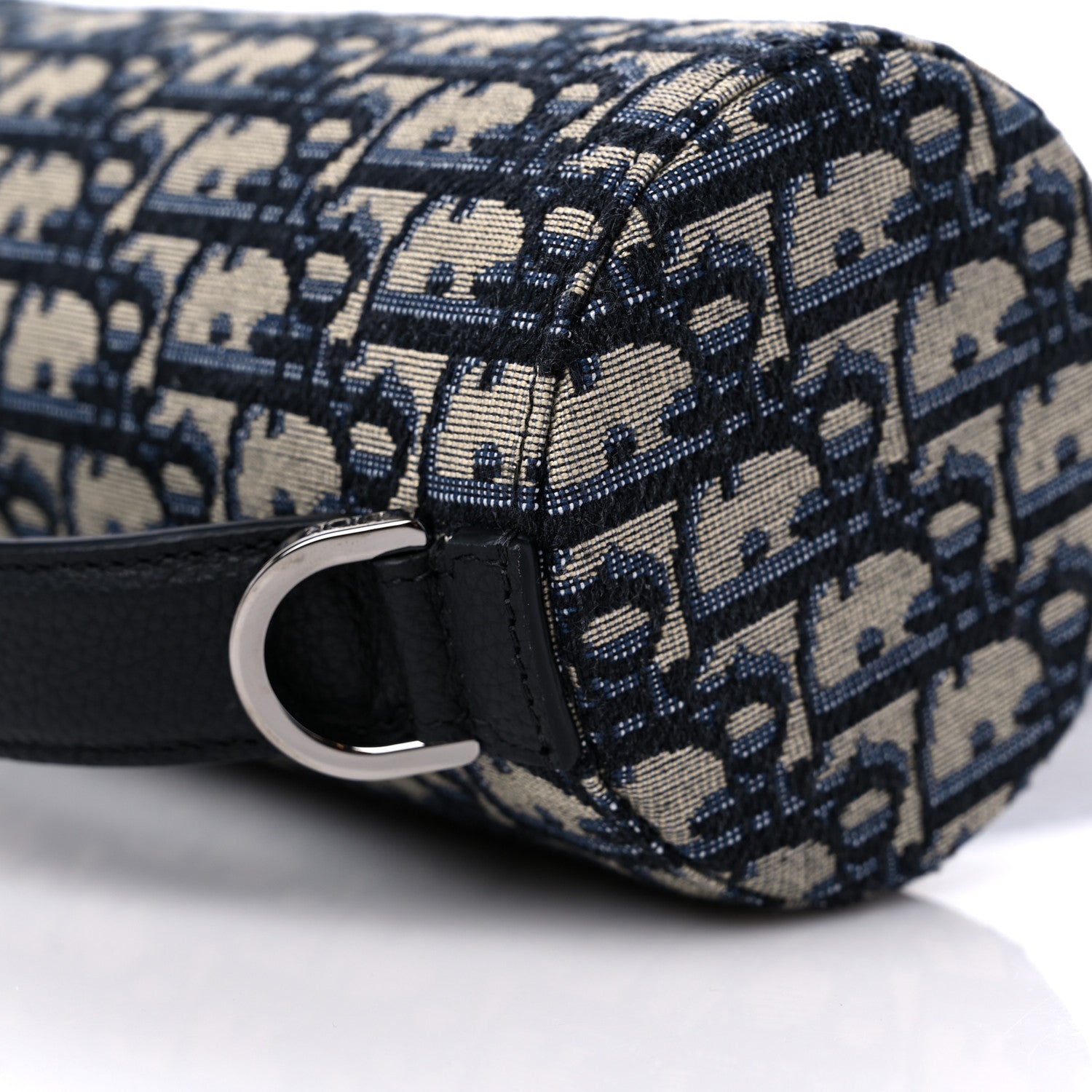 Christian Dior Oblique Vertical Roller Messenger Bag Blue 8 of 10