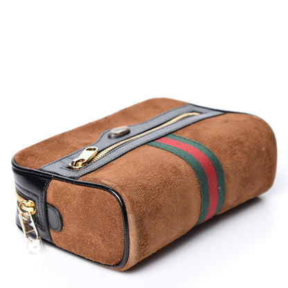 Gucci Suede Small Ophidia Belt Bag 95 38 Brown 3 of 10