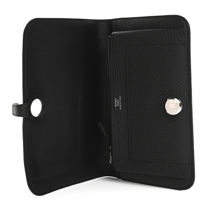 Hermes Togo Dogon Duo Wallet Black 6 of 9