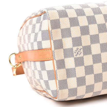 Louis Vuitton Damier Azur Speedy Bandouliere 25 10 of 13