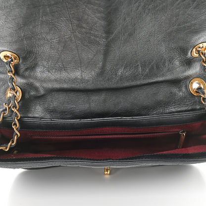 Chanel Aged Calfskin Quilted Small Pondichery Flap Black 5 of 9