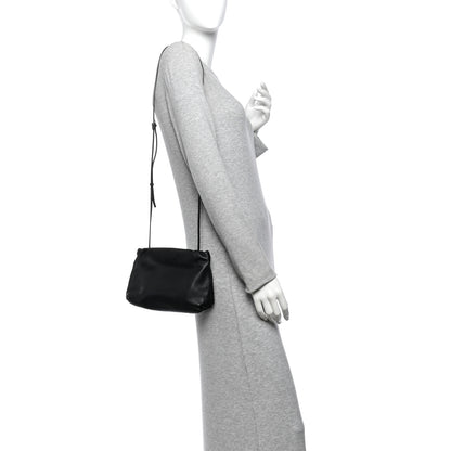 The Row Grained Calfskin Bourse Clutch Black 2 of 9