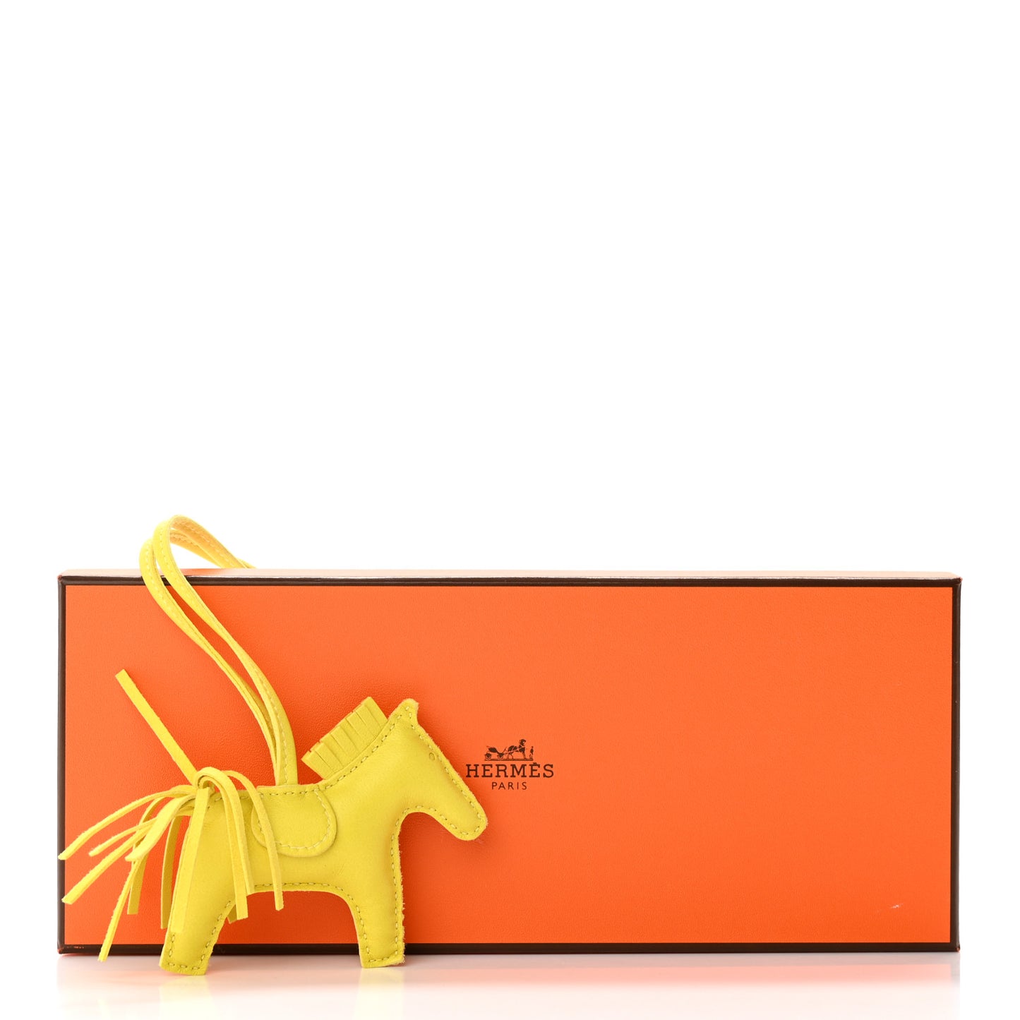 Milo Lambskin Grigri Rodeo Horse Bag Charm PM Lime