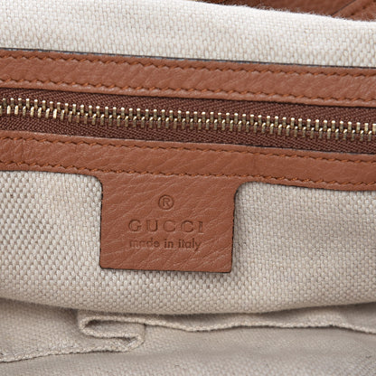 Gucci Pebbled Calfskin Medium Soho Chain Shoulder Bag Dusty Blush 6 of 15