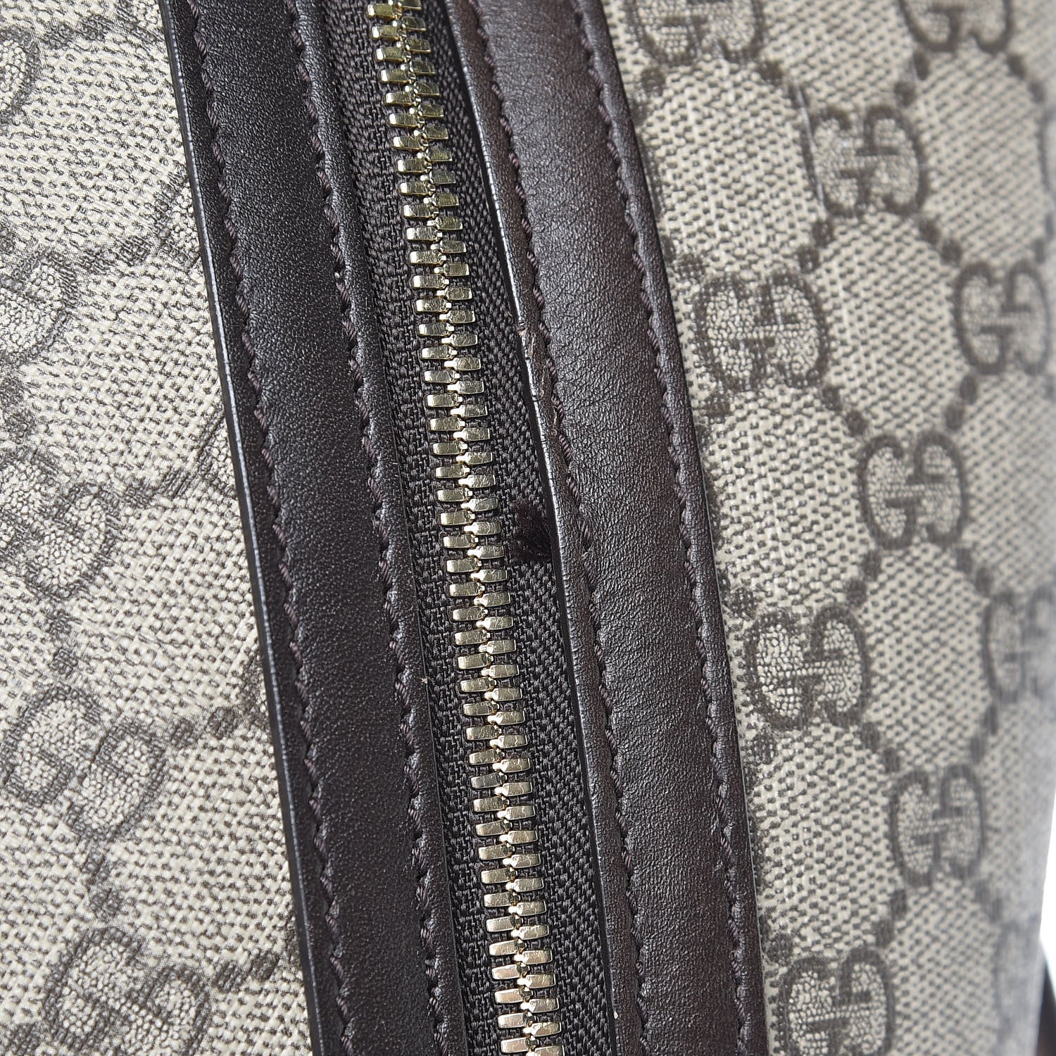 Gucci GG Supreme Monogram Large Day Backpack Brown 10 of 11