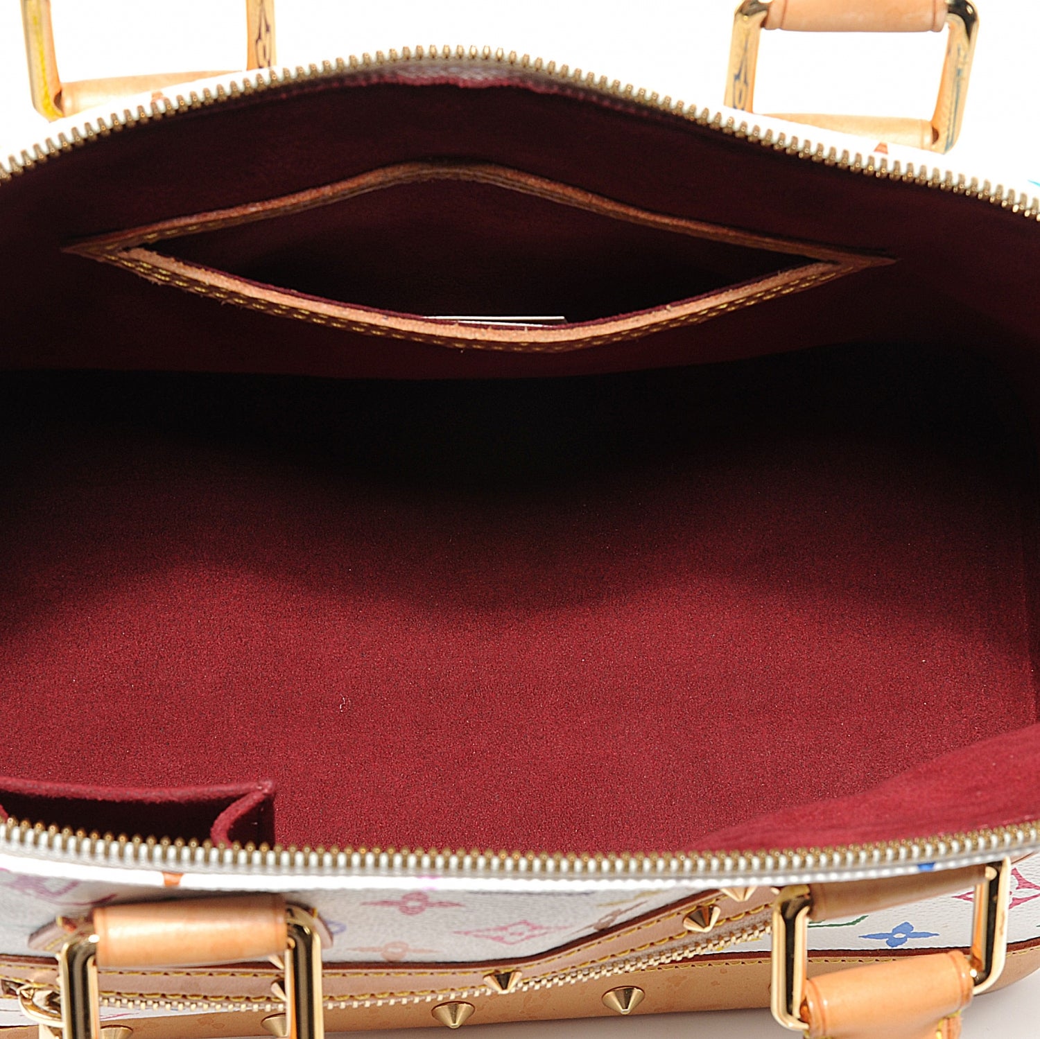 Louis Vuitton Monogram Multicolor Alma White 3 of 7