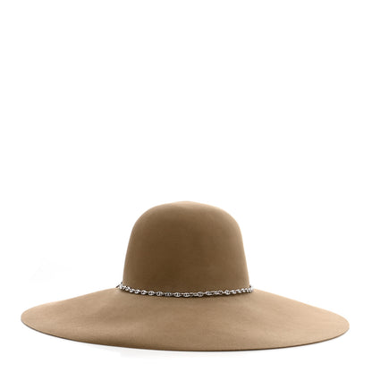 Hermes Beaver Felt Bruna Chaine d'Ancre Hat 58 Beige 3 of 8