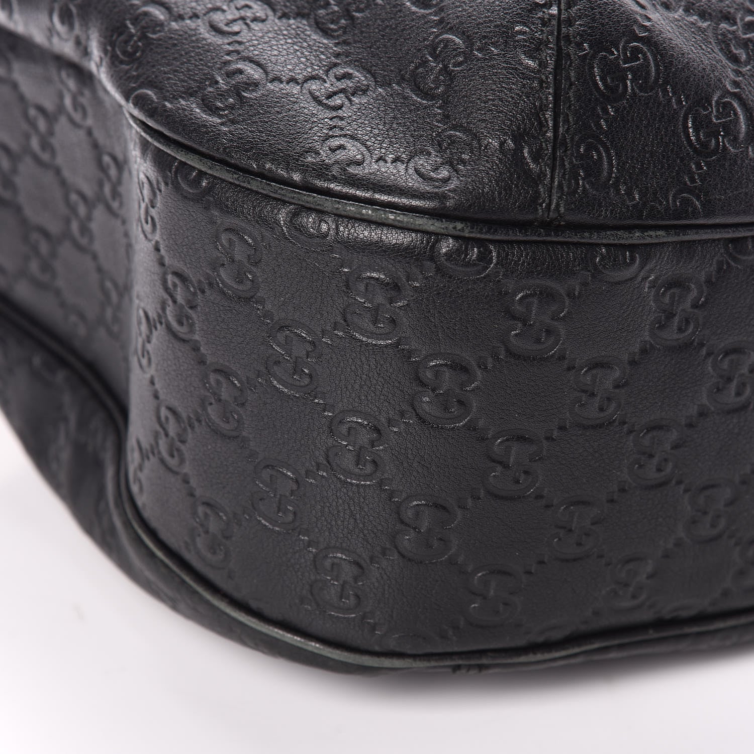 Gucci Guccissima Large New Ladies Web Hobo Black 5 of 18
