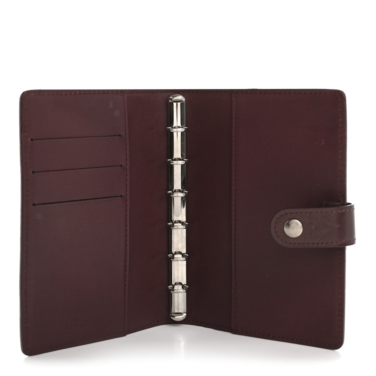 Mat Monogram Small Ring Agenda Cover Violet