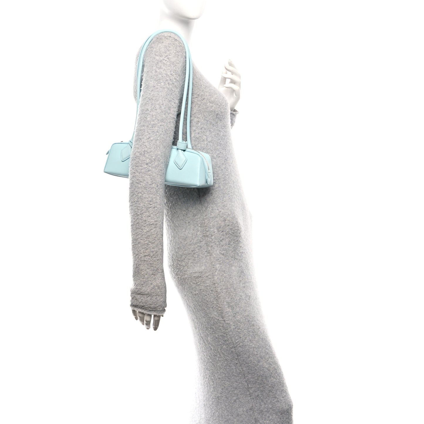 Goatskin Small Le Teckel Bag Sky Blue