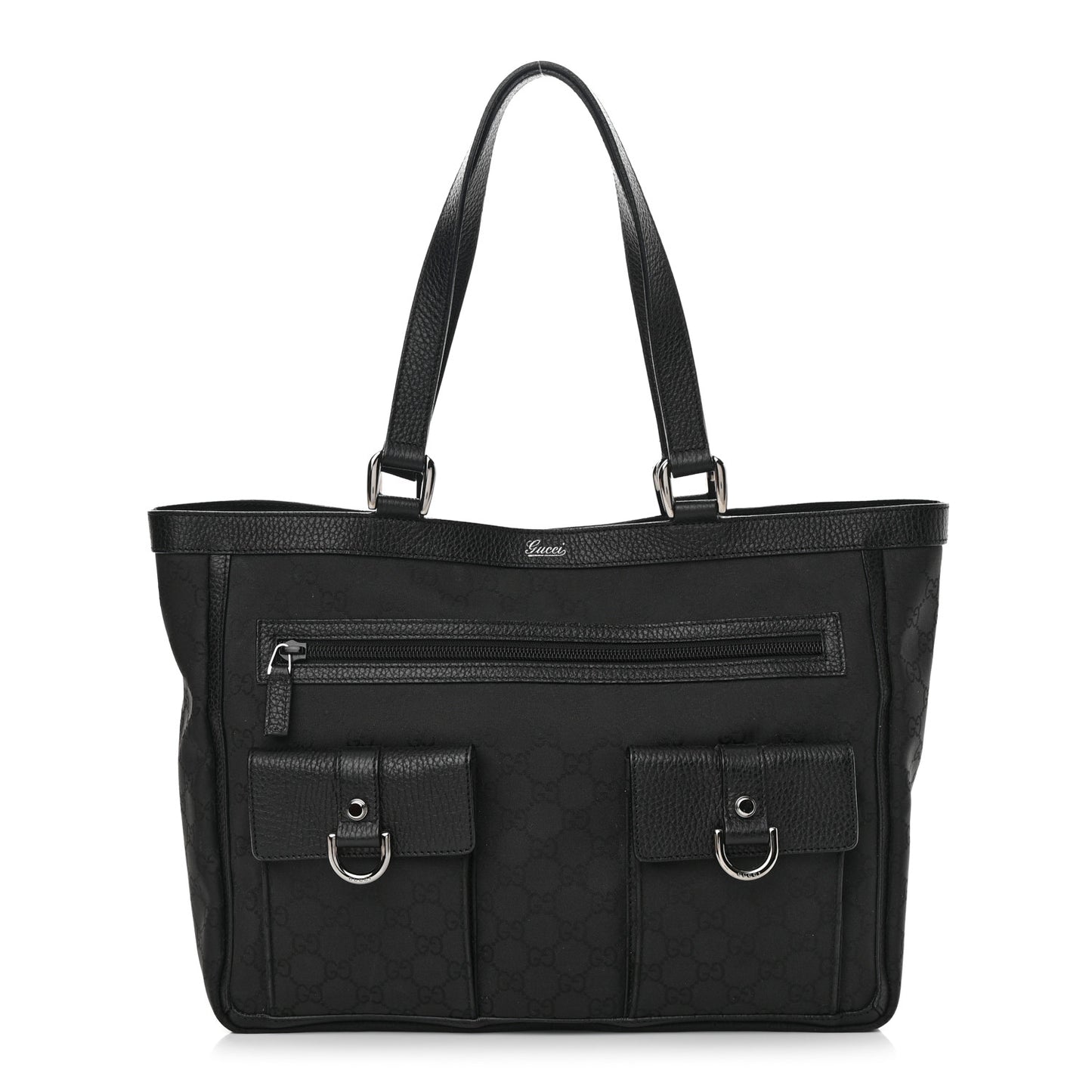 Monogram Abbey D Ring Tote Black