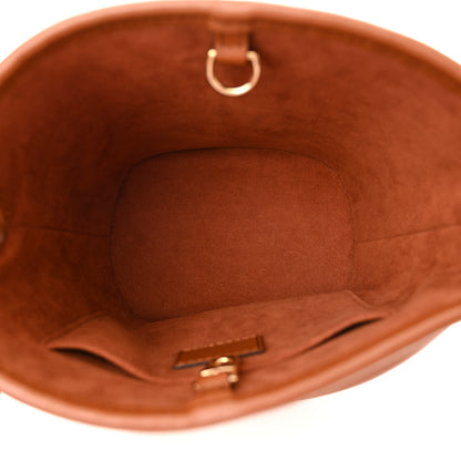 Louis Vuitton Kitted Raffia Petit Bucket Caramel 5 of 9