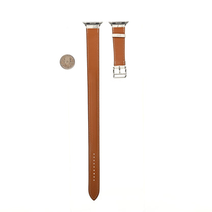 Hermes Swift Della Cavalleria Print 40mm Apple Double Tour Watch Strap White 4 of 6