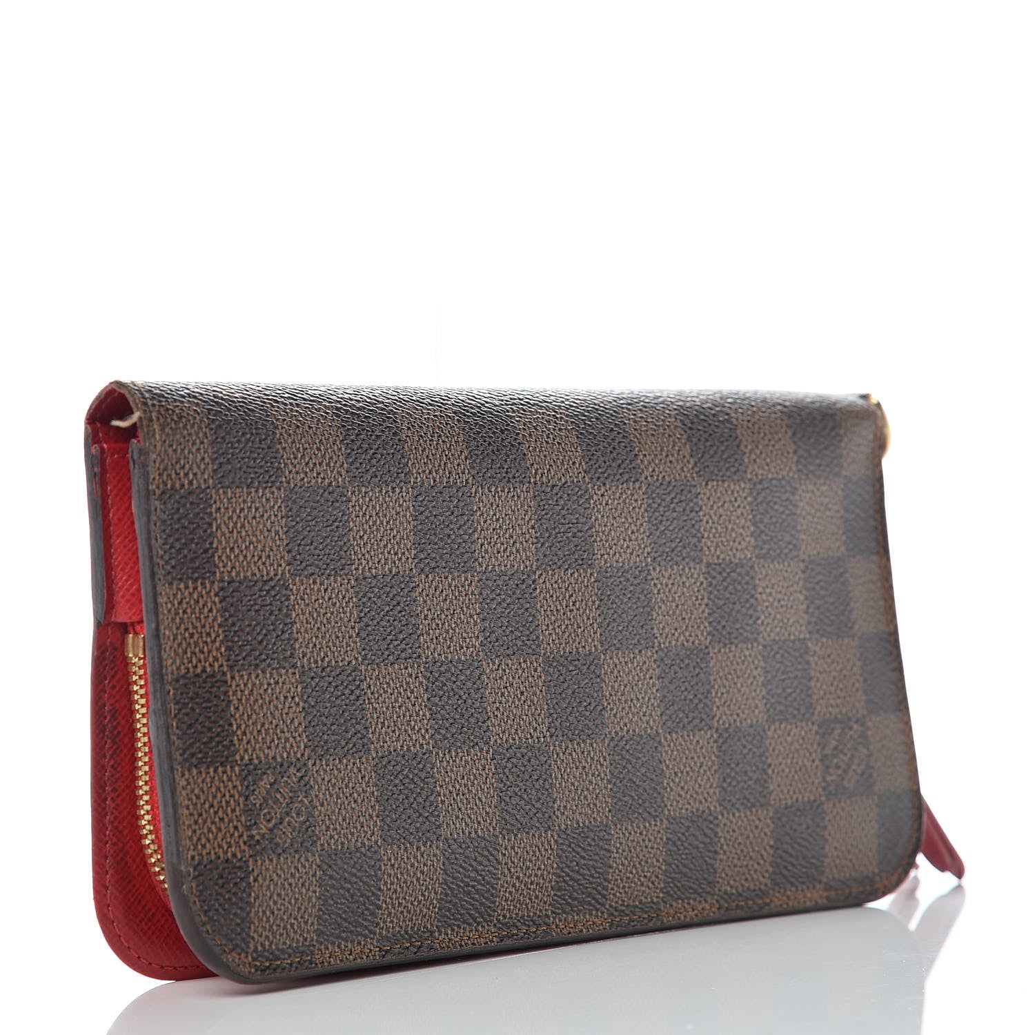 Louis Vuitton Damier Ebene Insolite Wallet Red 3 of 10