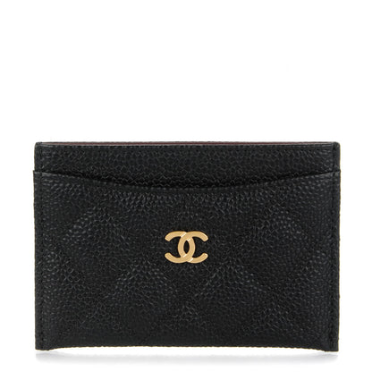 Chanel Caviar Quilted Card Holder Black 1 of 8